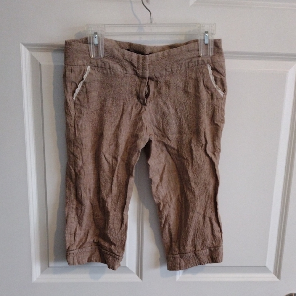 CR Signature Linen Blend Shorts